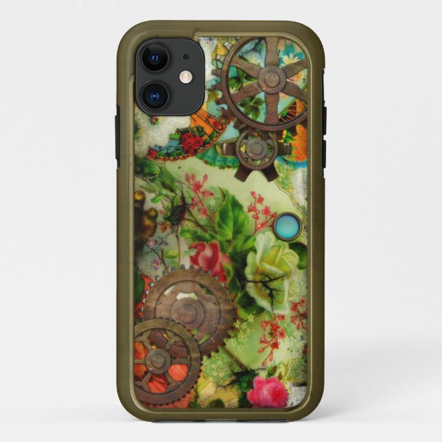 Funky Victorian Brass Case-Mate iPhone Case (Back)