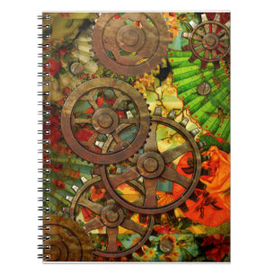 Funky Victorian Steampunk Notebook