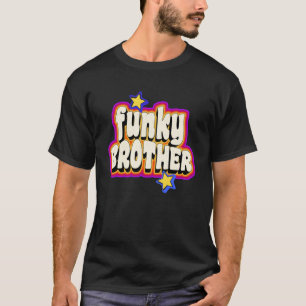 Funky Vintage Retro 70s Funky Brother Disco Dancer T-Shirt