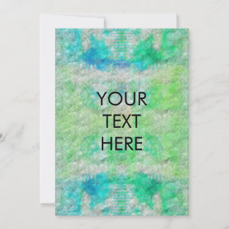 Funky Watercolor Tie Dye Thank You Blank Card