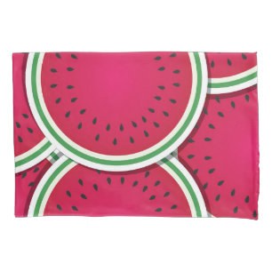 Funky watermelon slices pillowcase