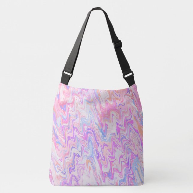 Funky Waves Crossbody Bag (Front)