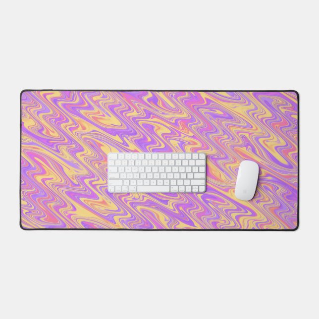 Funky Waves  Desk Mat (Keyboard & Mouse)