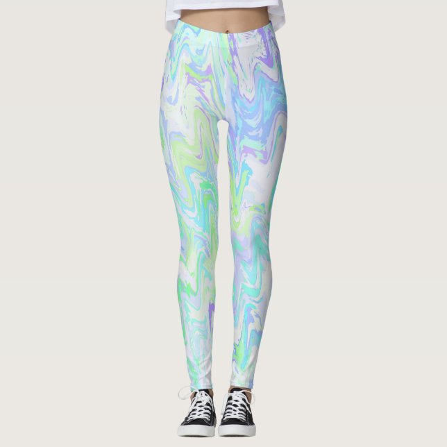 Funky Waves Leggings (Front)