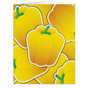Funky yellow pepper