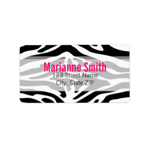 Funky Zebra Label