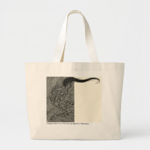 FunkyDreams Out of the line - Massimo Pietrobon La Large Tote Bag
