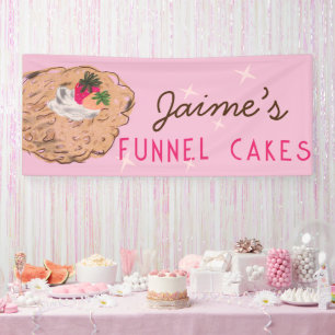 Funnel Cakes Food Truck Baker Business Banner