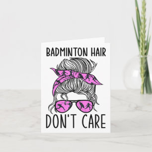 Funnny Badminton Player & Lover - Shuttle Badm Card