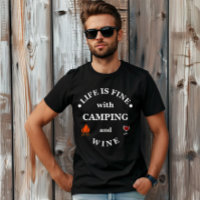 Funnt camping and wine sayings