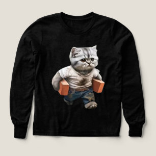 Funnt Cat contruct build with bricks 