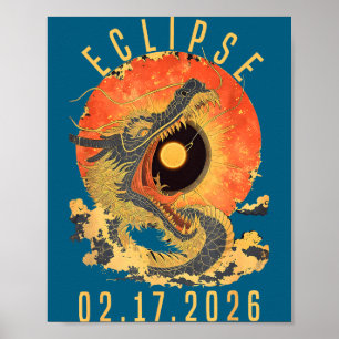 Funny 02 17 26 Dragon Sun Poster