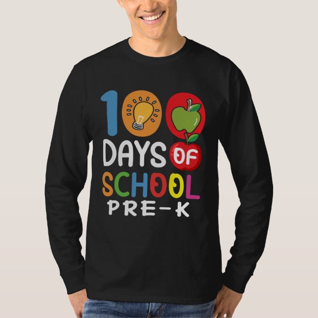 Funny 100 Days Of School And Still Poppin 100th Pr T-Shirt (Front)