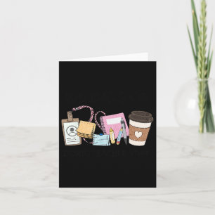 Funny 100 Days Of School Doing Teacher Stuff Teach Card