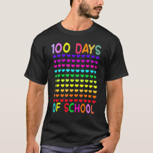 Funny 100 Days Of School Teachers Prek Kid Kinderg T-Shirt