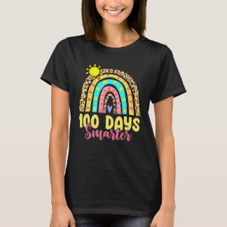Funny 100 Days Smarter Happy 100th Day Of School T T-Shirt