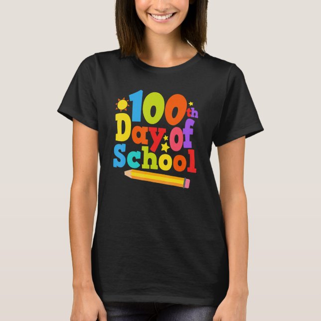 Funny 100 Days Smarter Shirt Happy 100th Day Of Sc (Front)