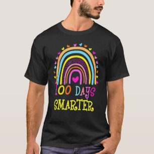 Funny 100th Day Of School Teacher 100 Days Smarte T-Shirt