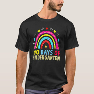 Funny 100th Day School Rainbow 100 Days Of Kinderg T-Shirt