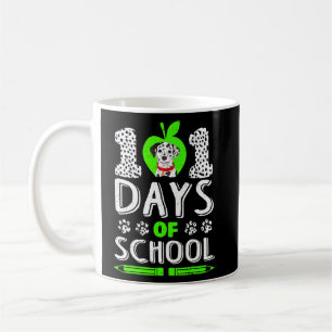 Funny 101 Days Of School Dalmatian Dog 100th Smart Coffee Mug