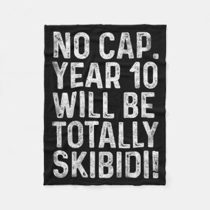 Funny 10 Year Old Bday Boy 10th Birthday Born In 2 Fleece Blanket