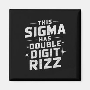 Funny 10 Year Old Birthday Rizz Sigma Brain Rot Bo Magnet