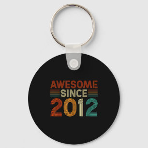 Funny 13 Year Old Awesome Since 2012 Birthday Son  Key Ring