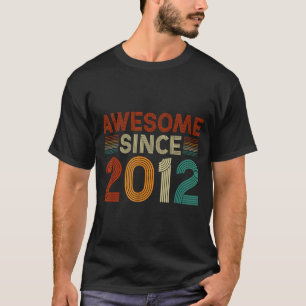 Funny 13 Year Old Awesome Since 2012 Birthday Son T-Shirt