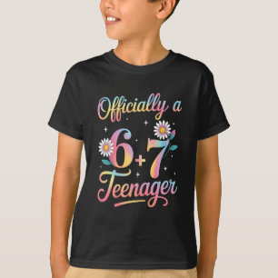 Funny 13th Birthday Official Teenager 6+7 Year Old T-Shirt
