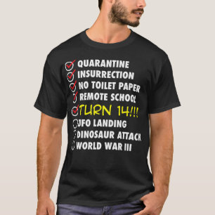 Funny 14th Birthday in 2022, Born in 2008 Premium T-Shirt