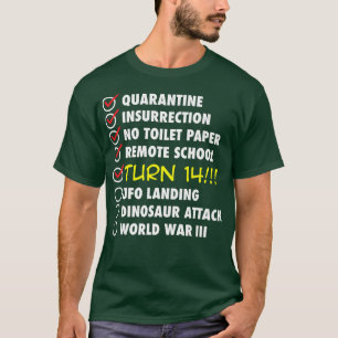 Funny 14th Birthday in 2022, Born in 2008 Premium T-Shirt