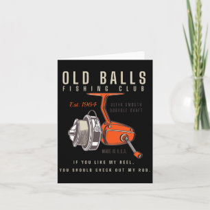 Funny 1964 Fishing Birthday Old Fart For Fisherman Card