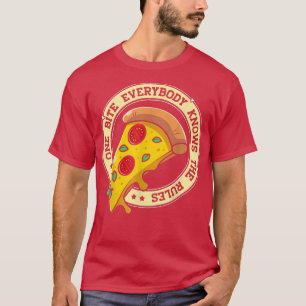 Funny 1 Pizza Everybody Knows The Rules Food Lover T-Shirt