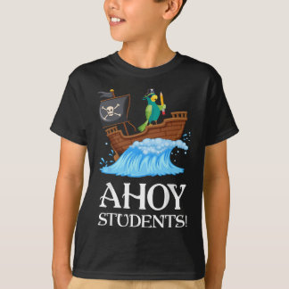 Funny 1st 2nd 3rd 4th 5th 6th Grade Pirate Teacher T-Shirt