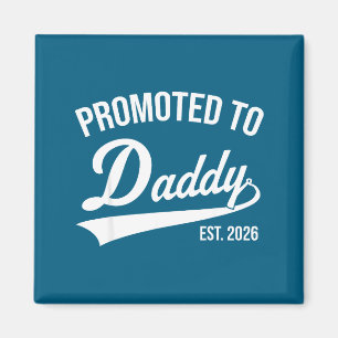 Funny 1st Time Dad Est 2026 New Dad New First Fath Magnet