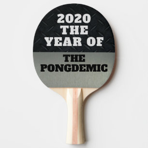 Funny 2020 Year of the Pandemic Pun Ping Pong Paddle