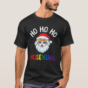 Funny 2021 Gay Santa LGBT Pride Men Women Lesbian T-Shirt