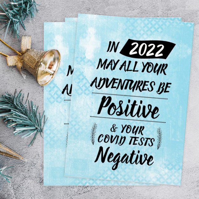 Funny 2022 New Year Covid  Holiday Card (Creator Uploaded)