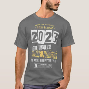 Funny 2023 Happy New Year Great Reset 1984 Freedom T-Shirt