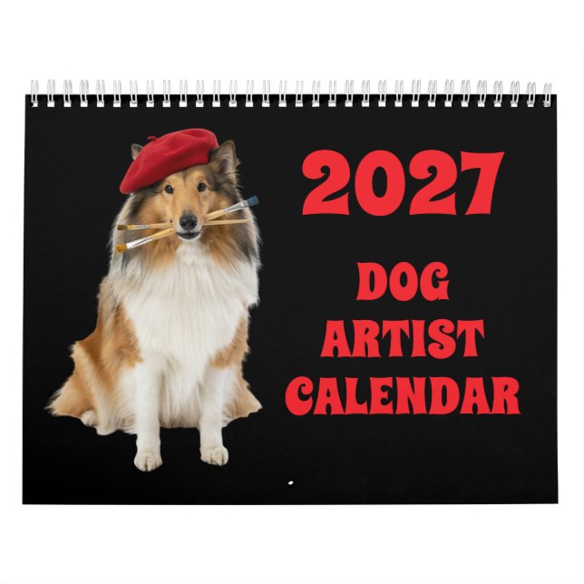 Funny 2027 Dog Calendar (Cover)