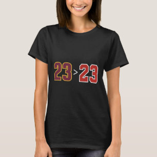 Funny 23 Vs 23 Basketball Fans And Players T-Shirt