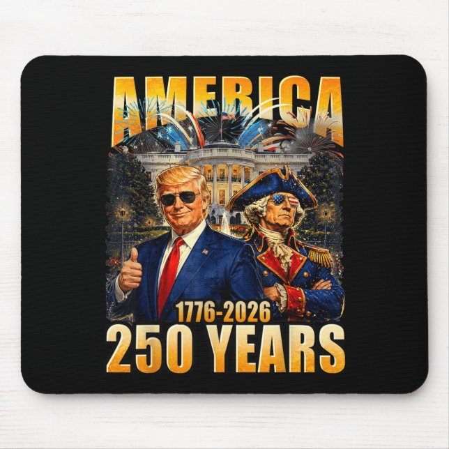 Funny 250 Years America Anniversary 250th Mouse Pad (Front)