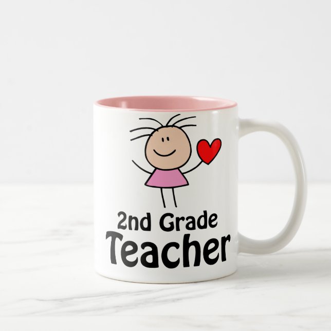 Funny 2nd Grade Teacher Mug (Right)