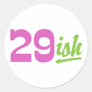 Funny 30th Birthday Classic Round Sticker