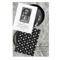 Funny 30th Birthday Gothic Tarot Black