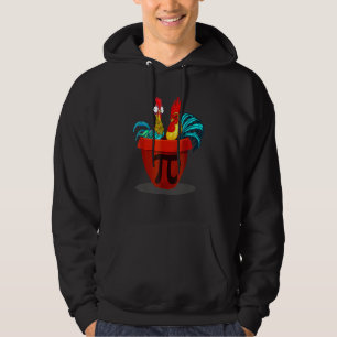 Funny 3 14 Chicken Pot Pi Day Pie Math Lover Geek Hoodie