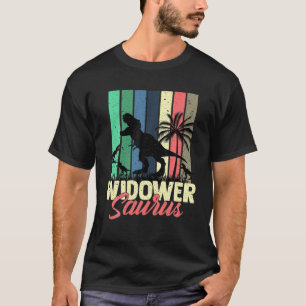Funny 3 Rex Widower Saurus Family Dinosaur Widower T-Shirt