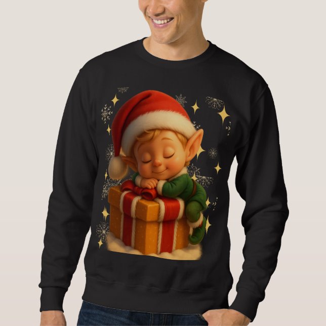 Funny 3D Cartoon Ugly Christmas Sweatshirt  (Front)