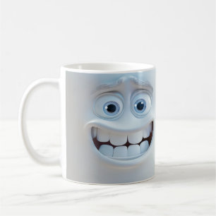 Funny 3D Face Coffee Mug