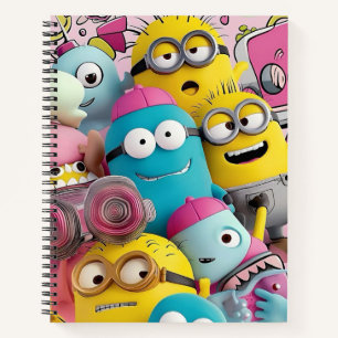 funny 3d faces  notebook